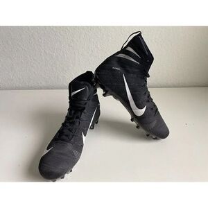 Nike Vapor Untouchable 3 Elite Black Promo Cleats AO3006-010 Men's Size 12.5